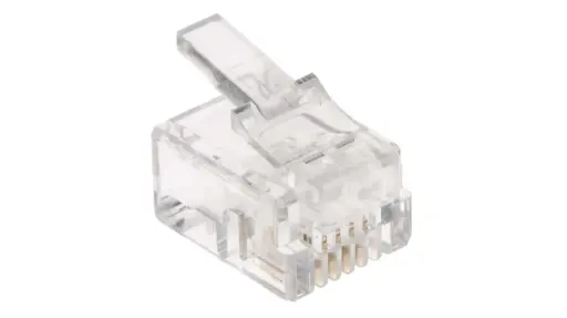 [Netsys RJ11] Netsys Connector RJ11 4P (100PCS)